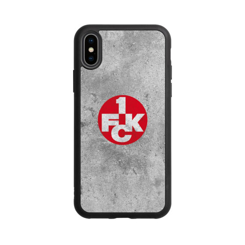 Apple iPhone Xs Base Case 1.FCK Logo Beton