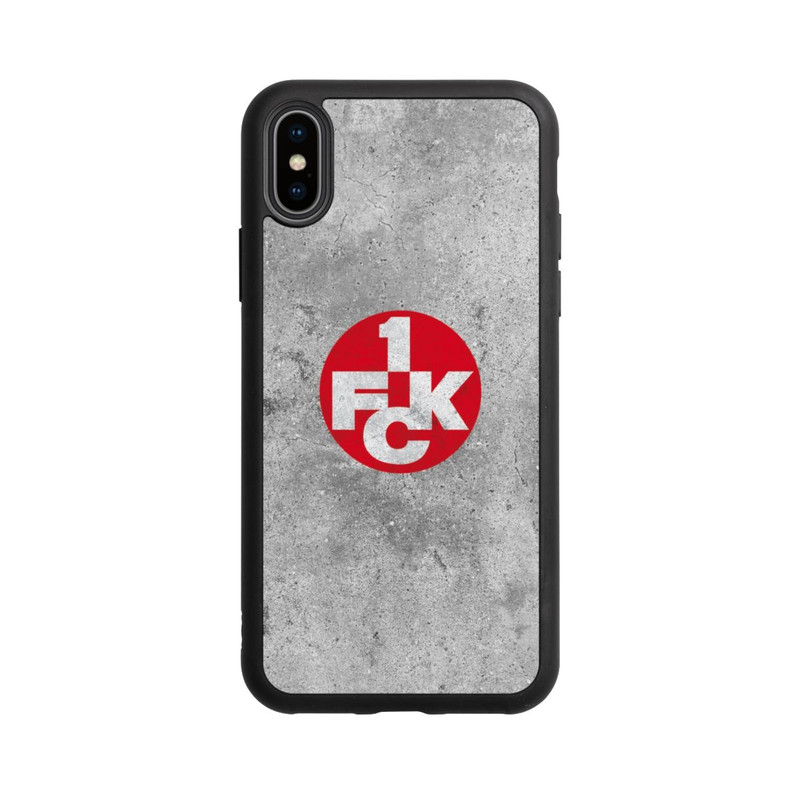 iPhone Xs Base Case 1.FCK Logo Beton