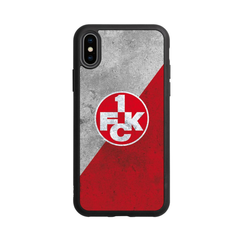 iPhone Xs Base Case 1.FC Kaiserslautern-Beton Logo red