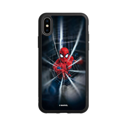 Apple iPhone Xs Base Case Spider-Man Webs In Action