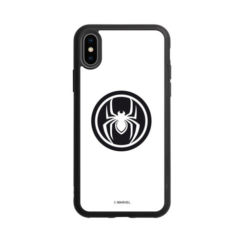 Apple iPhone Xs Base Case Spider-Man Logo White