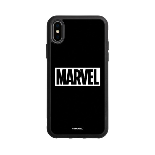 Apple iPhone Xs Base Case Marvel Logo Black