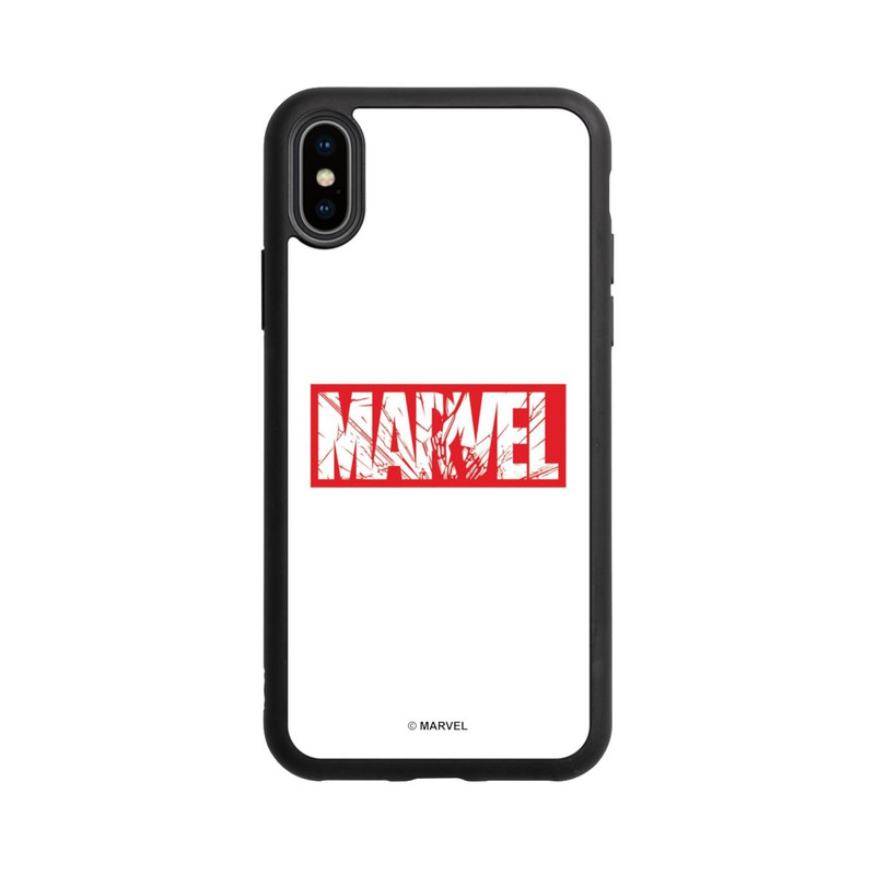 iPhone Xs Base Case Marvel Logo Crushed