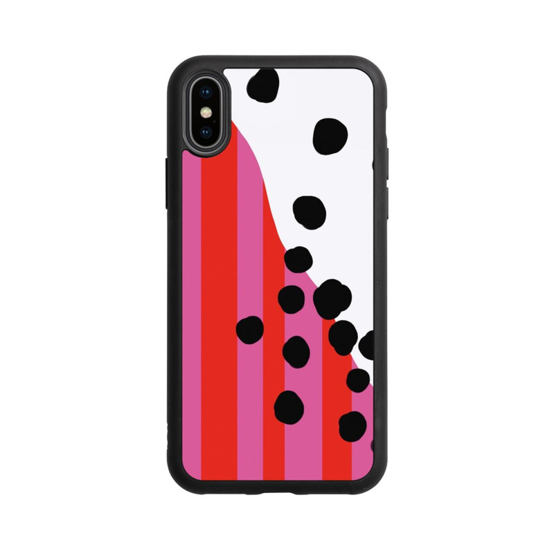 iPhone Xs Base Case Glänzende Punkte