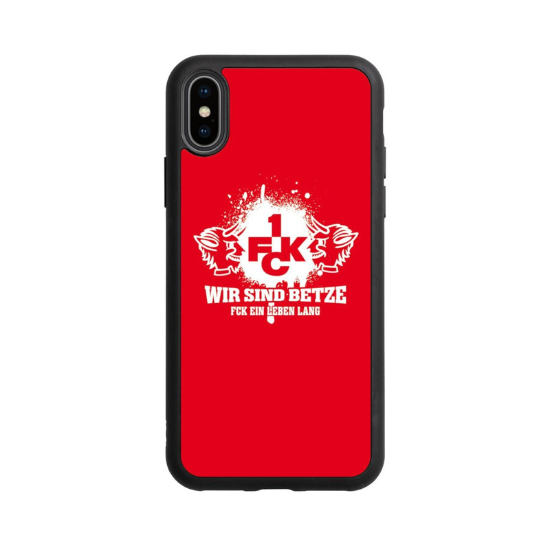 iPhone Xs Base Case 1.FCK Wir Sind Betze Splash