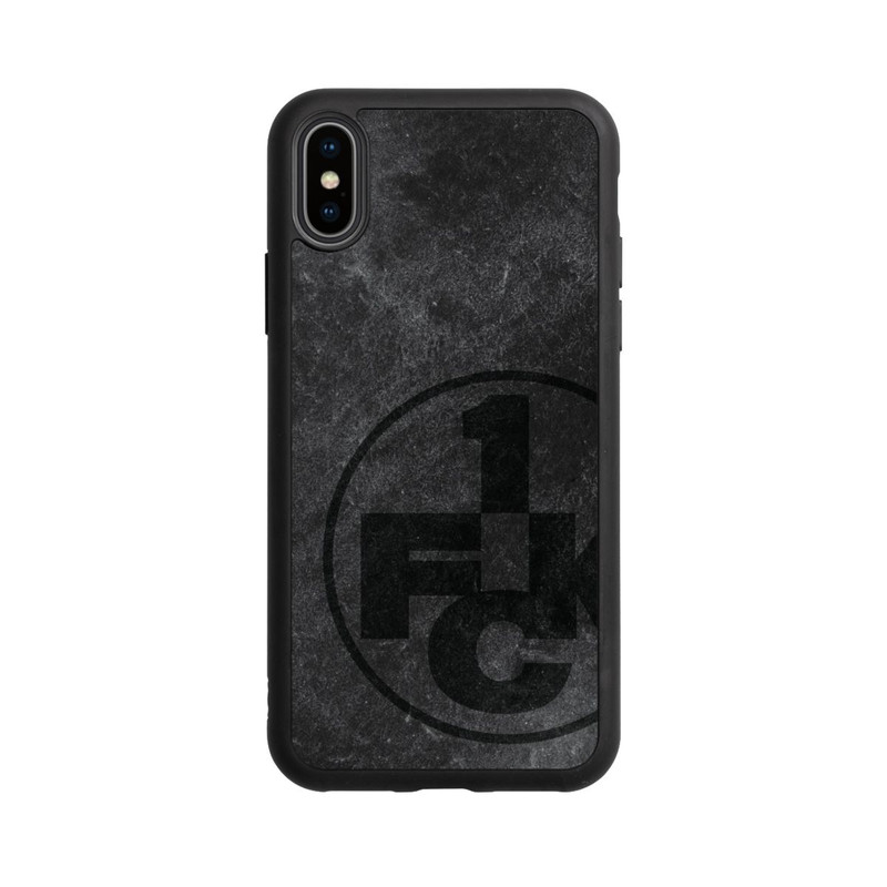 iPhone Xs Base Case 1.FCK Black Grunge