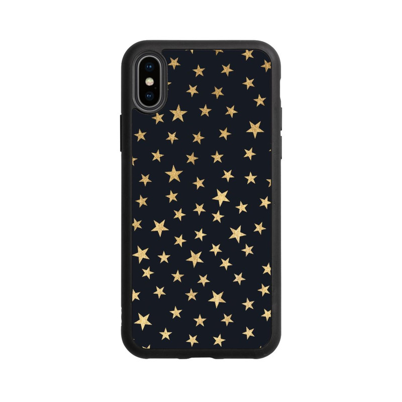 iPhone Xs Base Case Sternenstaub um Mitternacht