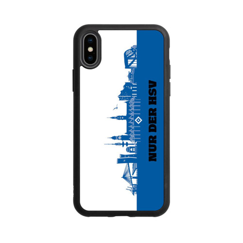 Apple iPhone Xs Base Case HSV Skyline Blau Weiß