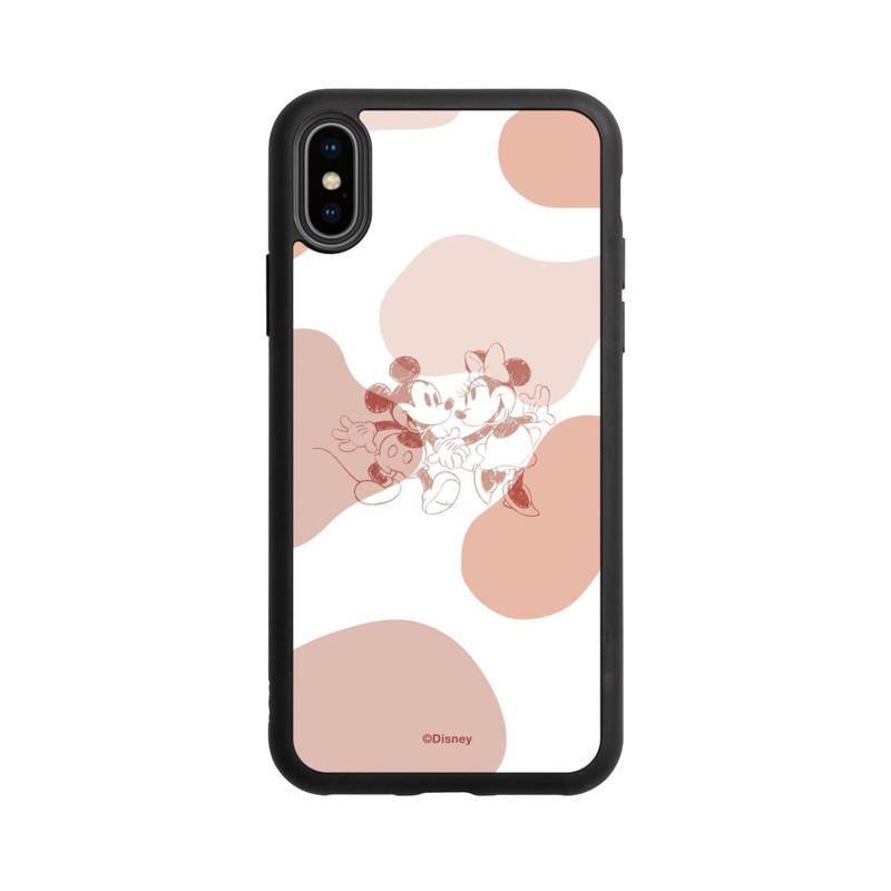 iPhone Xs Base Case Micky and Minnie halten händchen Boho