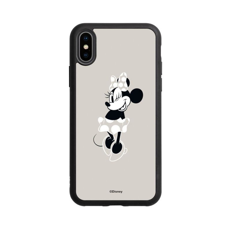iPhone Xs Base Case Minnie Zwinkernde Boho