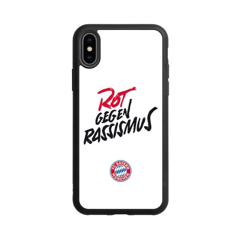 iPhone Xs Base Case FCB Rot gegen Rassismus