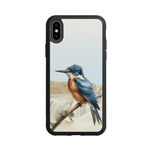 Apple iPhone Xs Base Case Eisvogel Retro