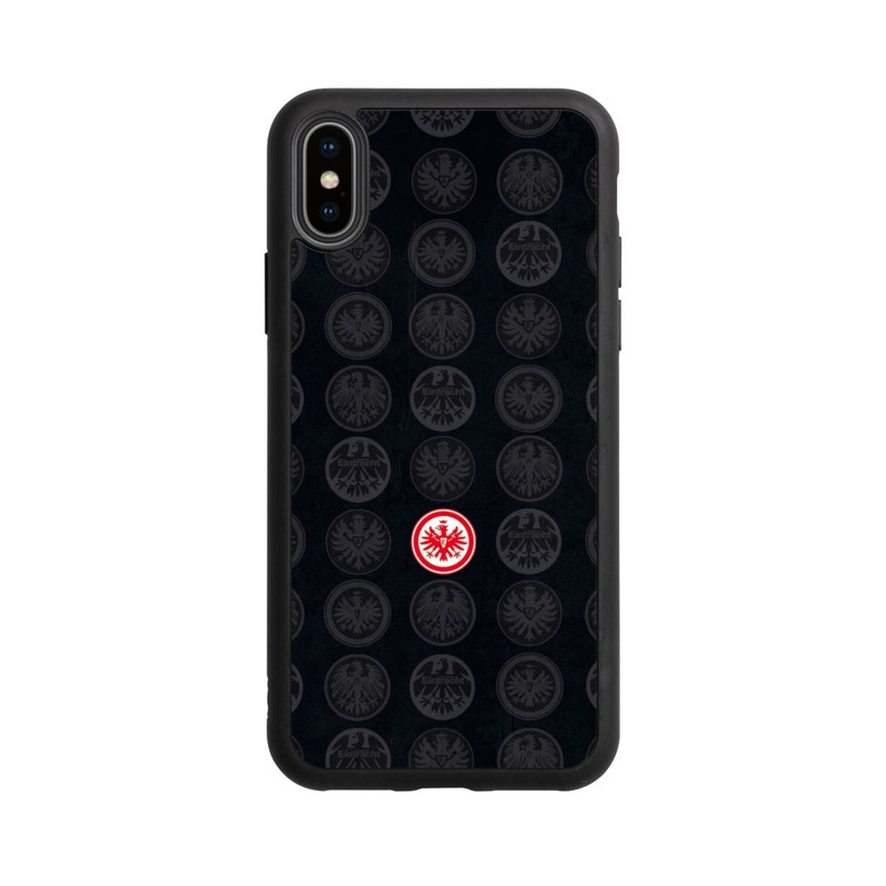 iPhone Xs Base Case Eintracht Frankfurt Logo Pattern