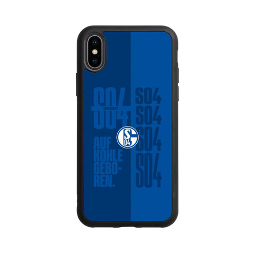 Apple iPhone Xs Base Case S04 Auf Kohle geboren