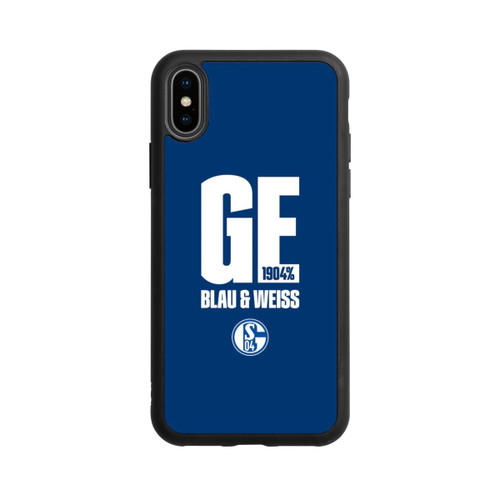 Apple iPhone Xs Base Case S04 GE Blau &amp; Weiss