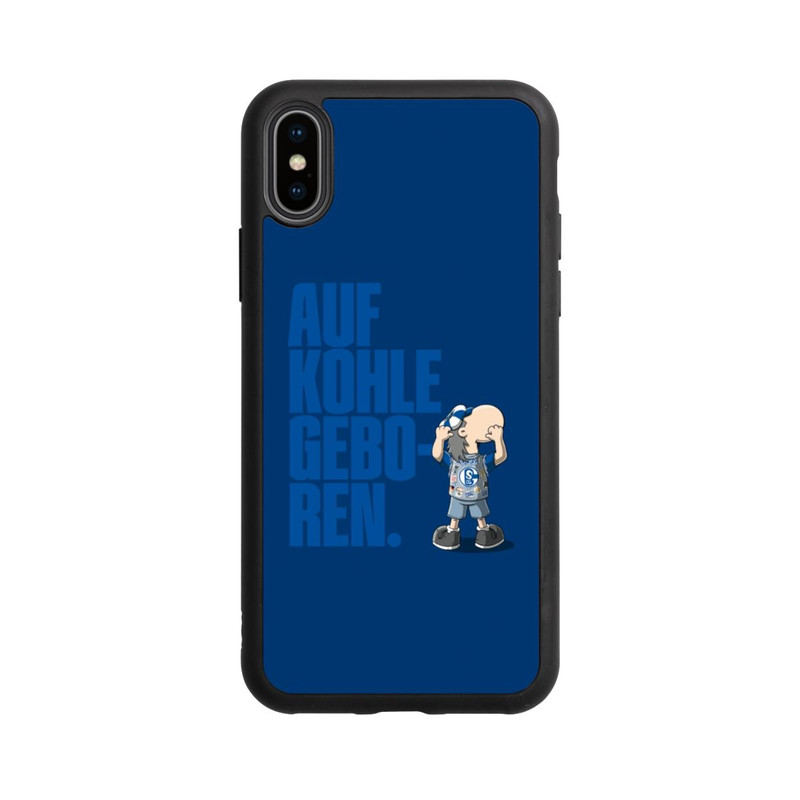 iPhone Xs Base Case S04 Auf Kohle geboren - Erwin