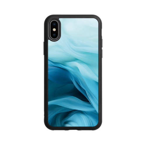 Apple iPhone Xs Base Case Smooth Blue Texture