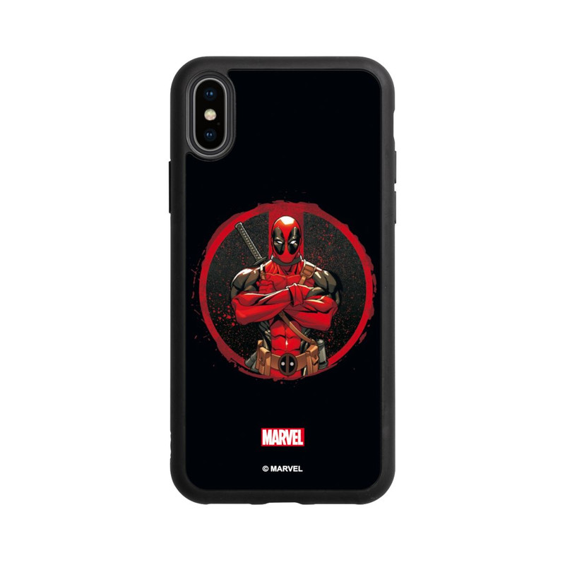 iPhone Xs Base Case Deadpool Badge