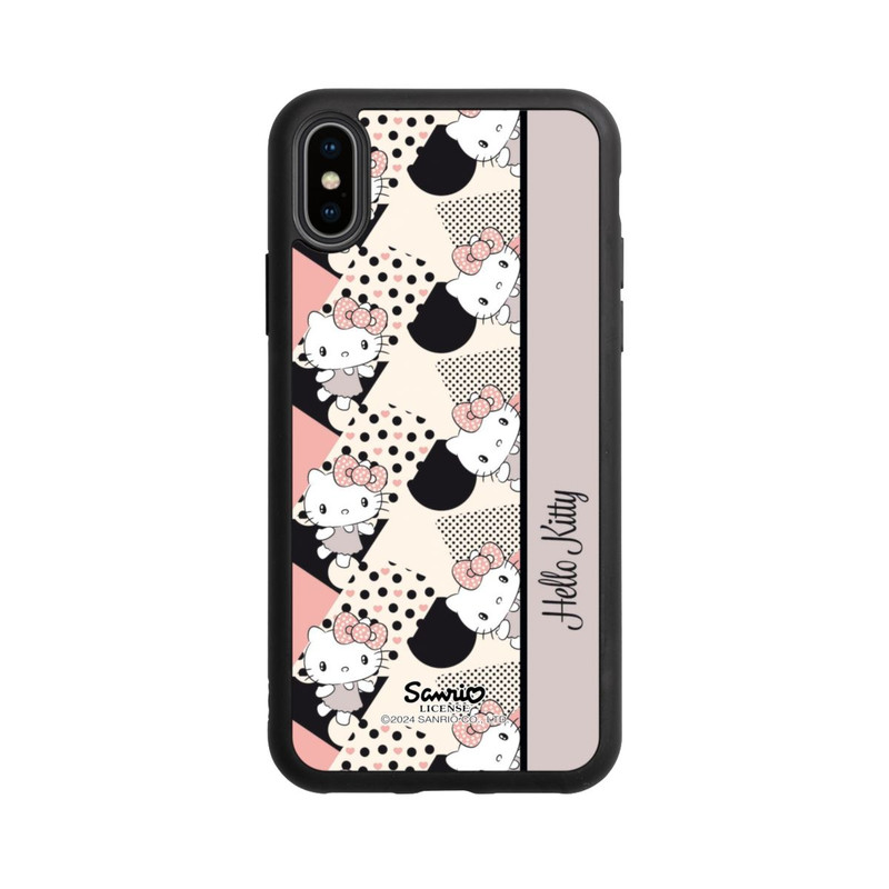 iPhone Xs Base Case Hello Kitty elegantes Muster