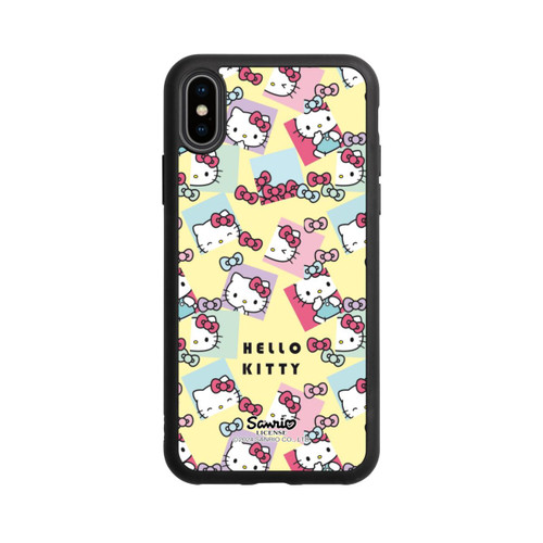 Apple iPhone Xs Base Case Hello Kitty Pastellmuster