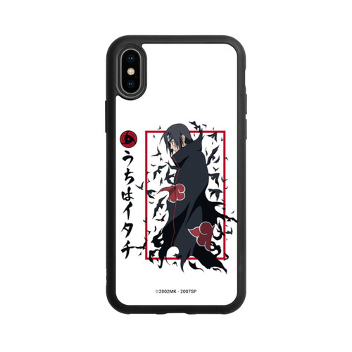 Apple iPhone Xs Base Case Itachi Krähen Weiß