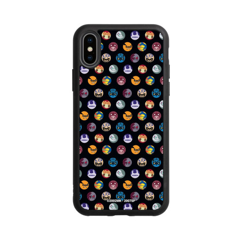 Apple iPhone Xs Base Case Bijuu Muster Schwarz