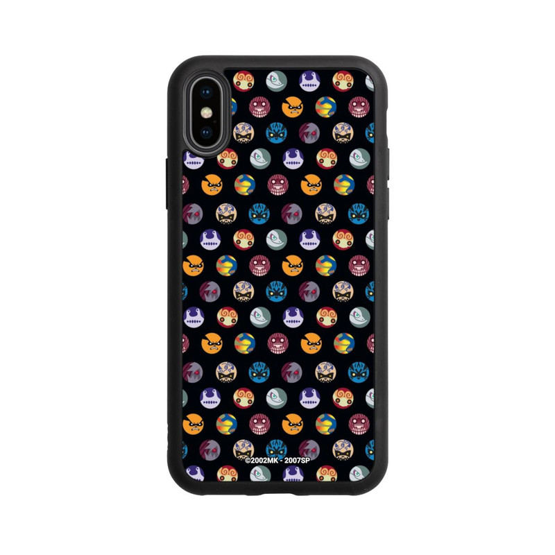 iPhone Xs Base Case Bijuu Muster Schwarz