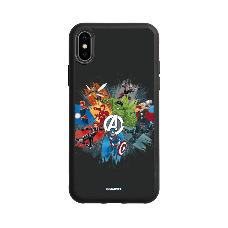 iPhone Xs Base Case Marvel's Avengers Black