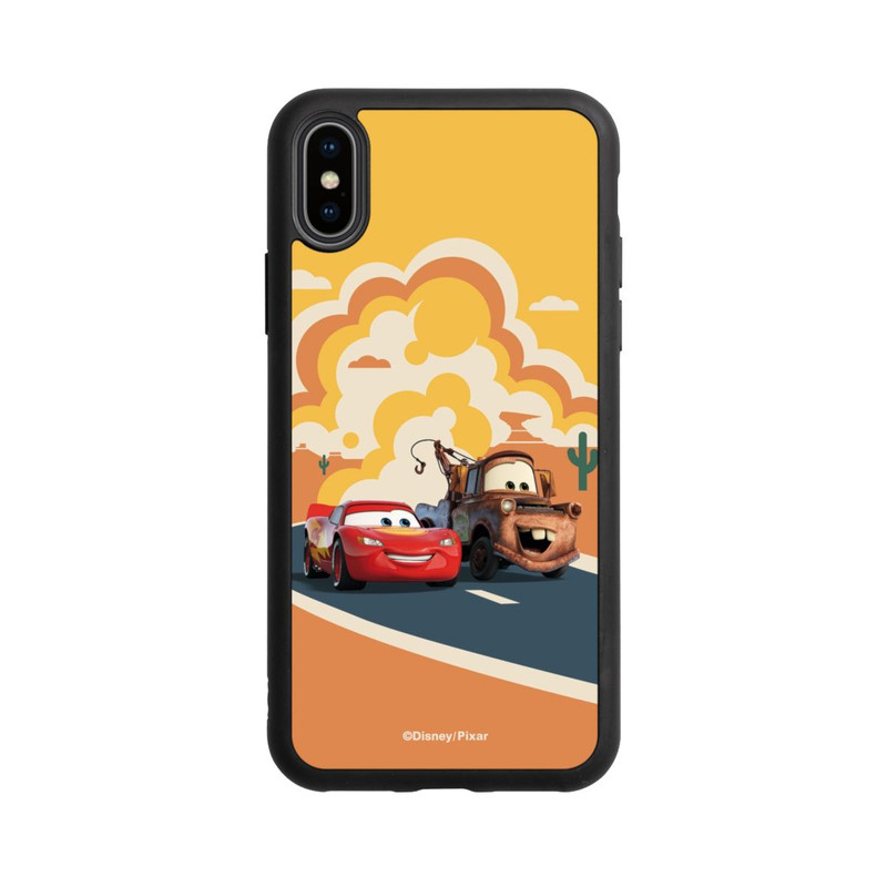 iPhone Xs Base Case Disney Cars Lightning McQueen Und Hook on the Road