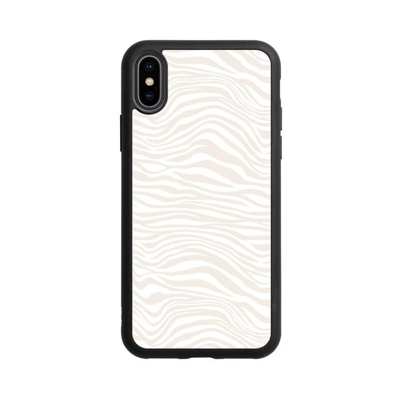 iPhone Xs Base Case  Zebra Eleganz Tiermuster