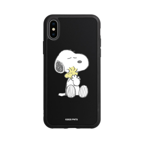Apple iPhone Xs Base Case Snoopy And Woodstock Cuddling transparent