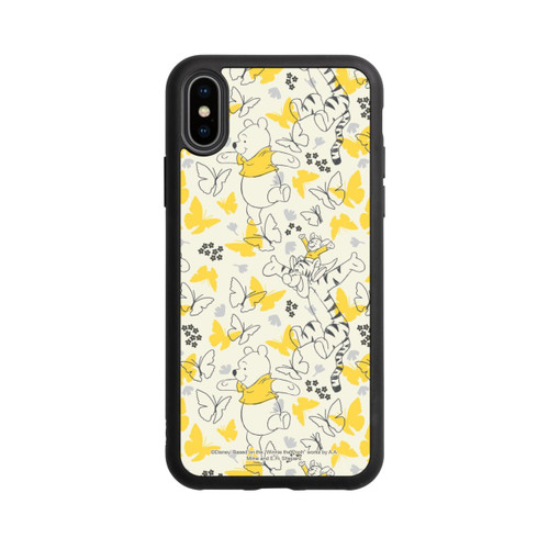Apple iPhone Xs Base Case Winnie Puuh Butterfly Pattern