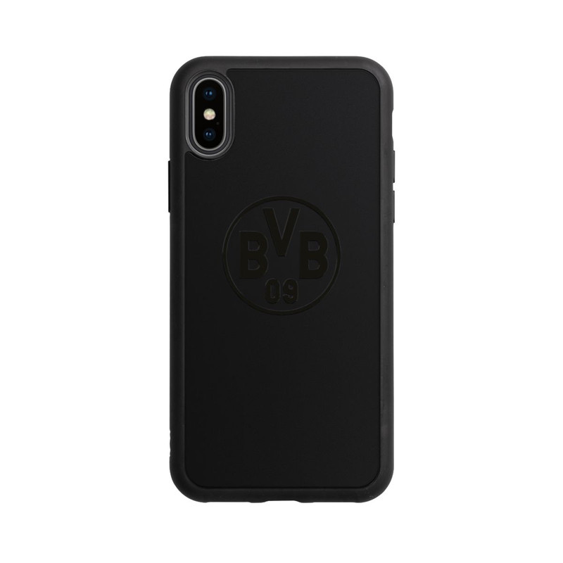 iPhone Xs Base Case BVB Logo Schwarz Transparent