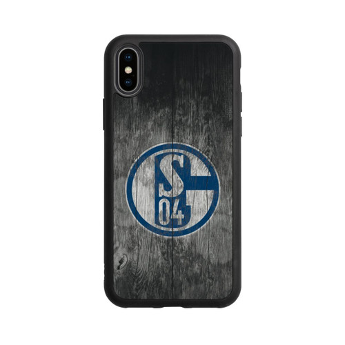Apple iPhone Xs Base Case Schalke 04 Holz Look