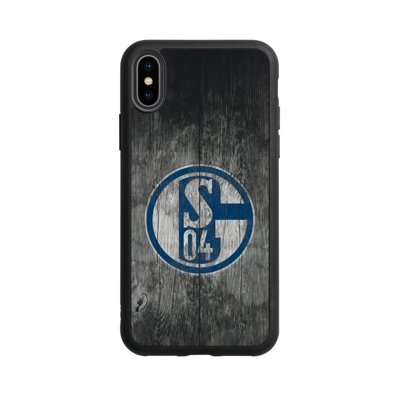 iPhone Xs Base Case Schalke 04 Holz Look