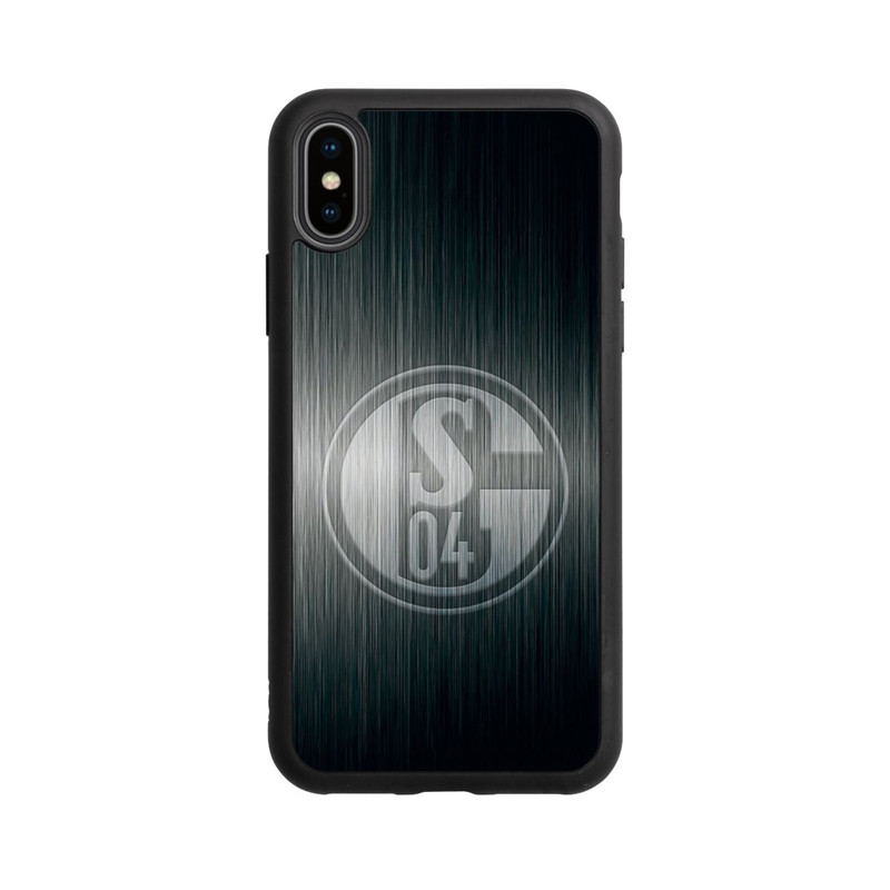 iPhone Xs Base Case Schalke 04 Metall Look