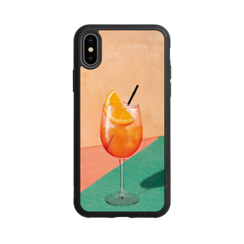 Apple iPhone Xs Base Case Cocktail Orange Green