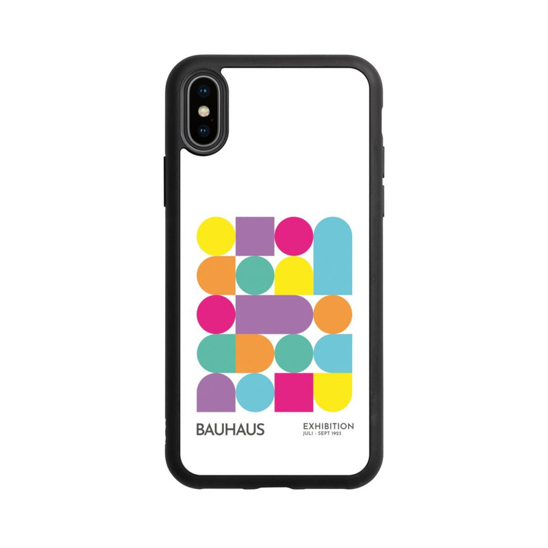 iPhone Xs Base Case Bauhaus Funky Colours