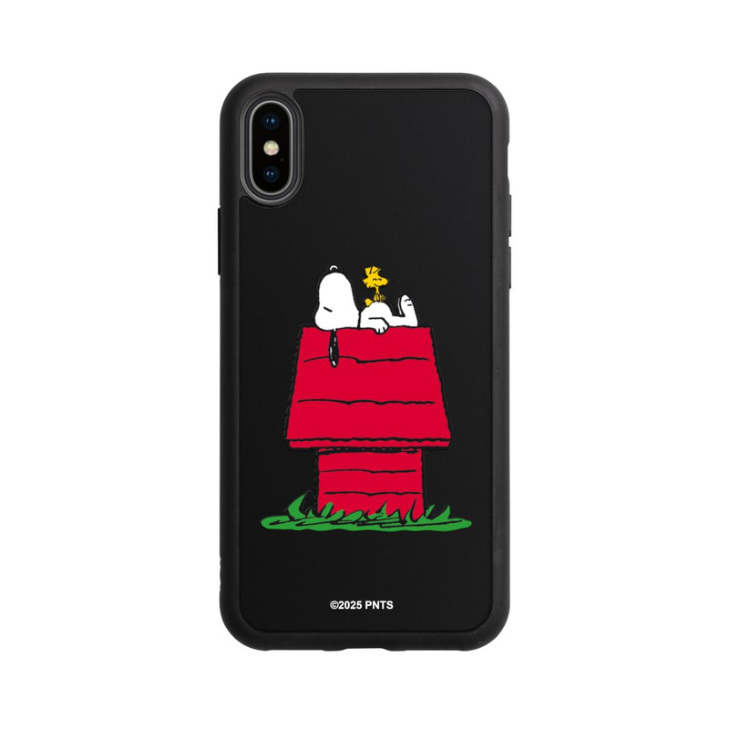 iPhone Xs Base Case Snoopy and Woodstock Classic transparent