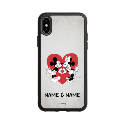Apple iPhone Xs Base Case Minnie und Micky Personalisierbar