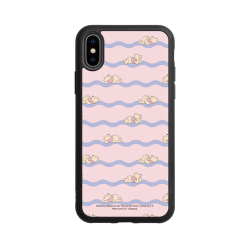Apple iPhone Xs Base Case Winnie the Pooh Pink Waves