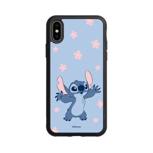 Apple iPhone Xs Base Case Stitch Pastel Flowers Blue
