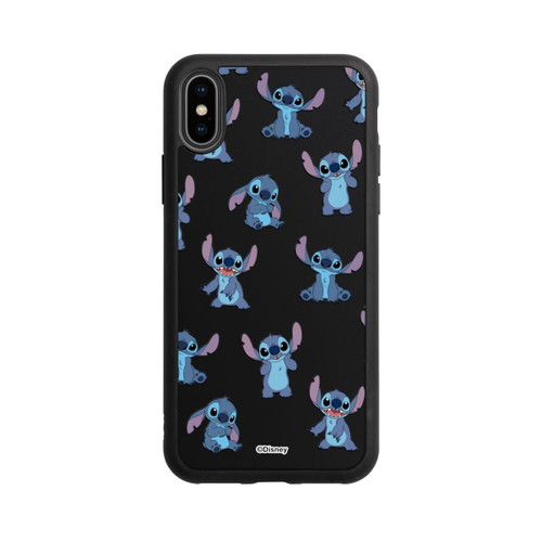 Apple iPhone Xs Base Case Stitch Faces Pattern Transparent
