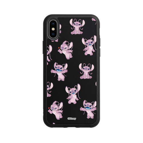 Apple iPhone Xs Base Case Angel Faces Pattern Transparent