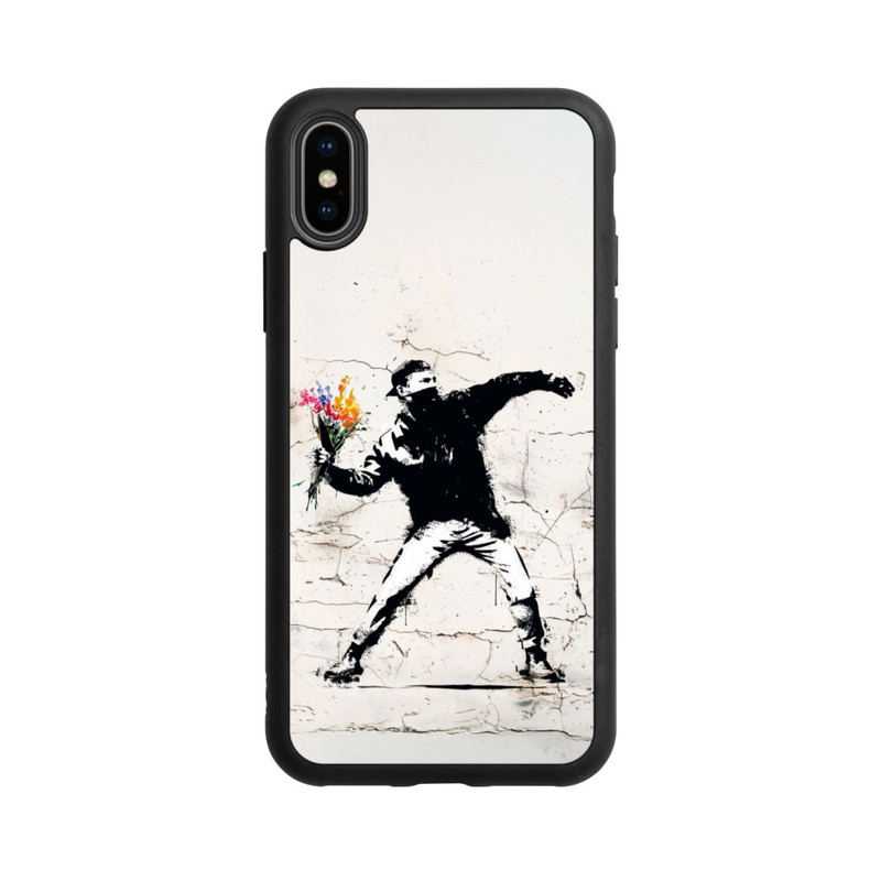 iPhone Xs Base Case Flowers Up Artwork