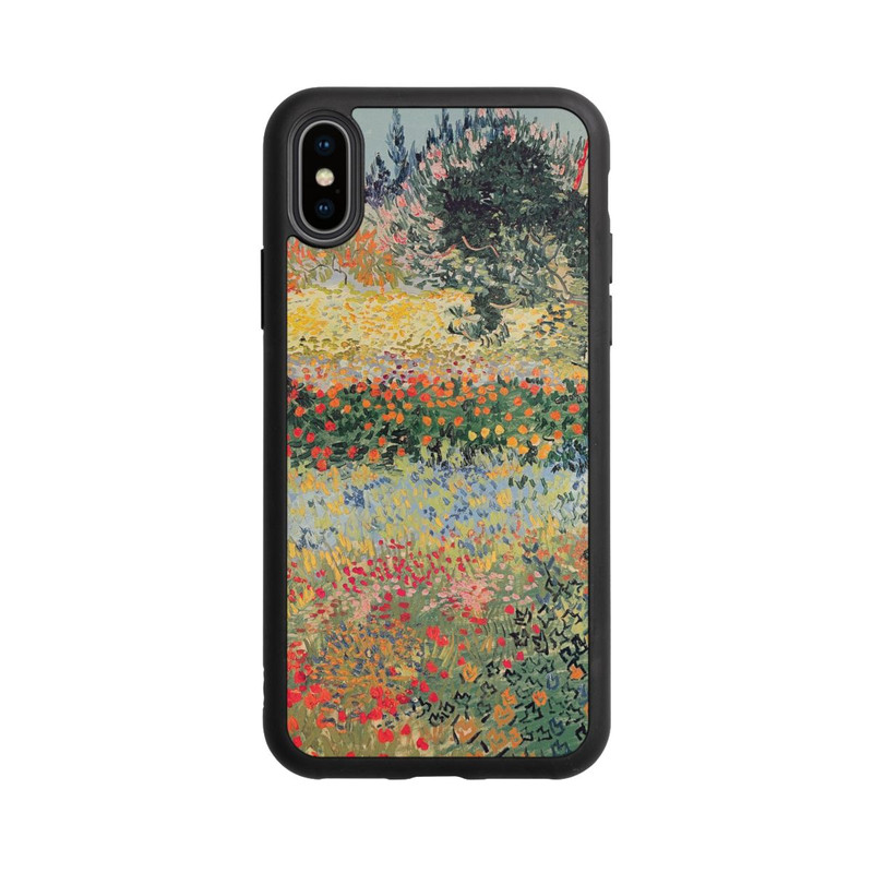 iPhone Xs Base Case Garden in Bloom, Arles, July 1888 by Vincent van Gogh