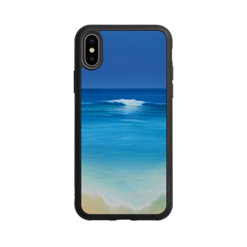 Apple iPhone Xs Base Case Incoming Wave, by Derek Hare