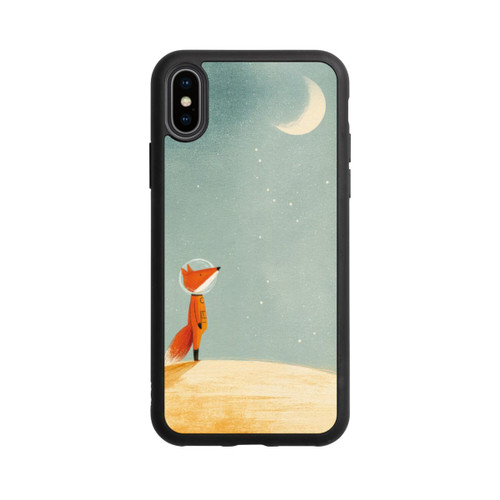 Apple iPhone Xs Base Case Fuchs im Mondlicht