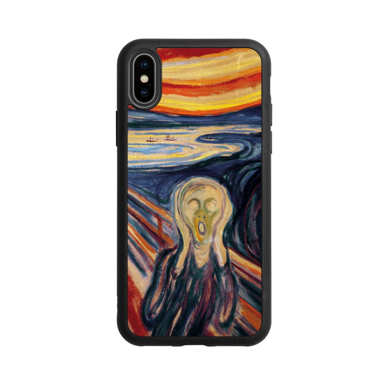 iPhone Xs Base Case Der Schrei by Edvard Munch