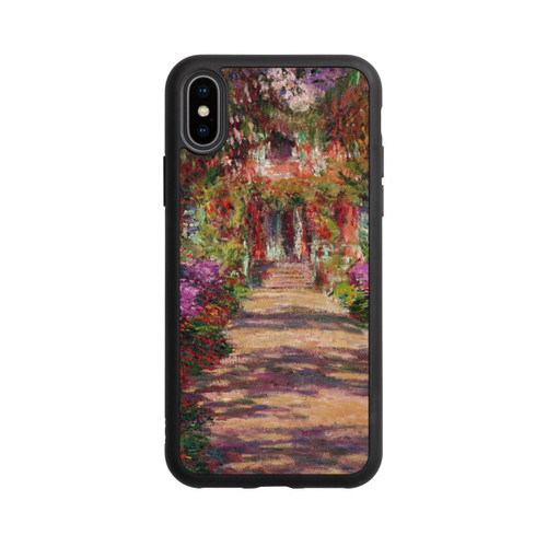 Apple iPhone Xs Base Case Eine Allee in Monets Garten in Giverny by Claude Monet